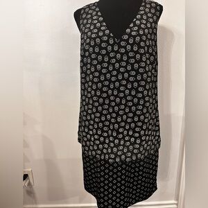 Ralph Lauren Black and White Patterned Dress Size 6